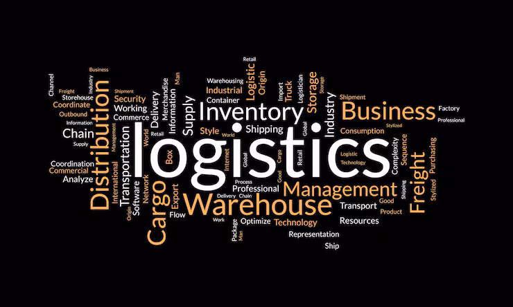 Logistics workers in warehouse